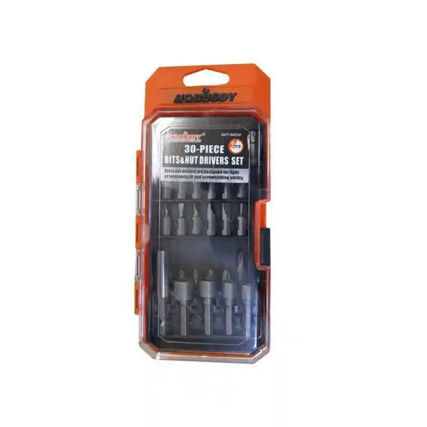 30Pcs Bits & Nut Driver Set - SDY-94036