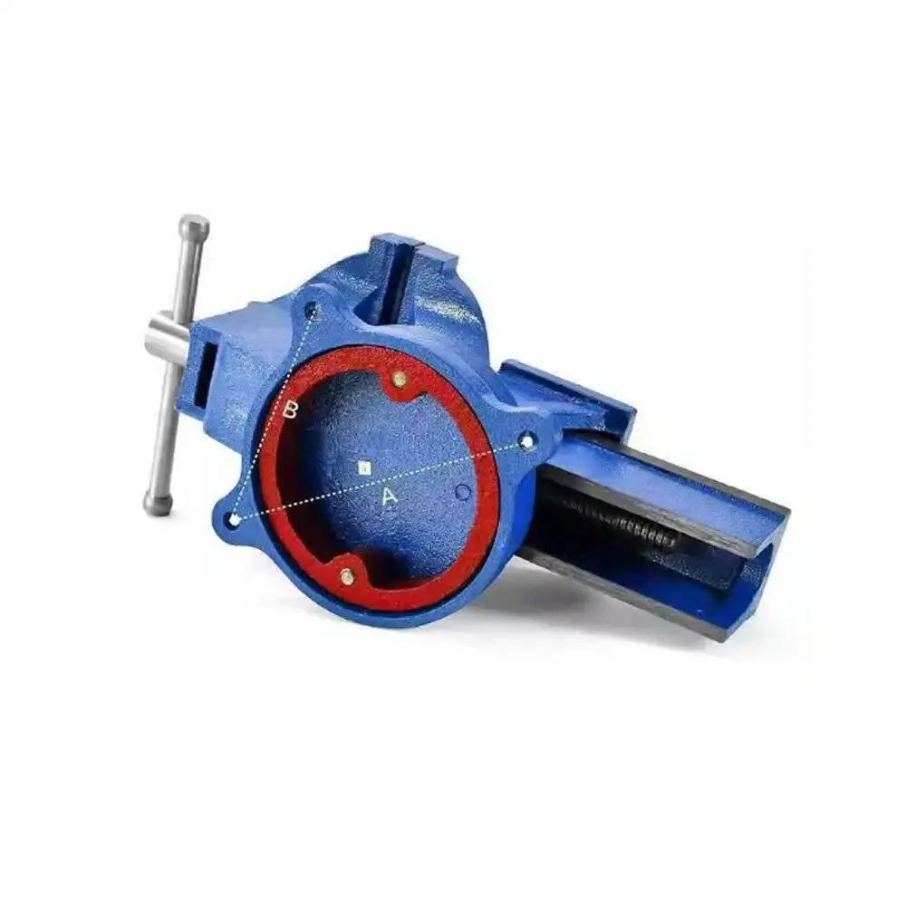 Heavy Duty 4-1/2" Bench Vise with Rubber Pad - SDY-86112